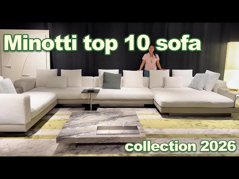 Top 10 Minotti Sofas 2026 | Iconic Designer Furniture From China