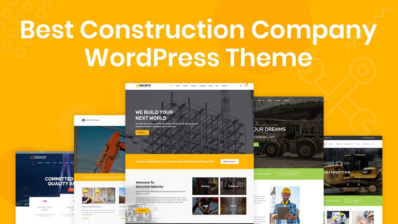 Best Construction Company WordPress Theme