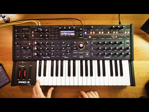 Pro 3 Patch Building - Paraphonic Synthesizer from Sequential