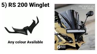Top 5 Modification Accessories for Bajaj Rs200