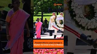 President Murmu pays homage to Stephen the Great & Holy in Moldova