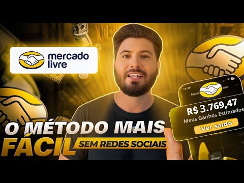 AFILIADO DO MERCADO LIVRE: SEM REDES SOCIAIS e SEM APARECER (Passo a Passo)