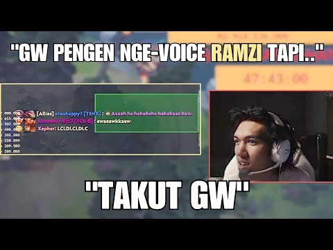 "EH TAWA DIA..." KETIKA RUSMAN TAKUT VOICE SAPA RAMZI