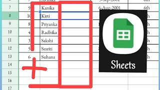 Google Sheets T4 |Insert or Delete Rows & Columns | Drag Drop data| Android| Mobile |Tutorial| Hindi