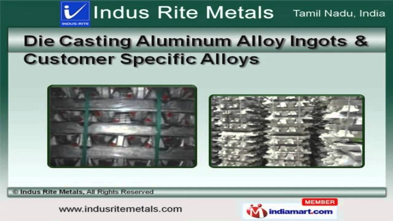 Aluminum Ingots & AlloysBy Indus Rite Metals, Coimbatore