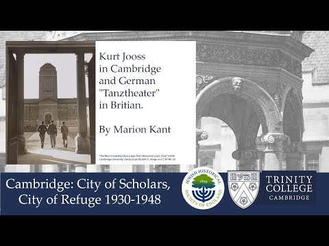 Kurt Jooss in Cambridge and German '"Tanztheater" in Britian. By Marion Kant