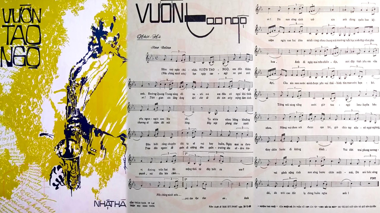 Tờ Nhạc Xưa Trước 1975