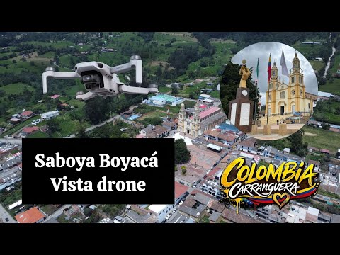 Saboya Boyacá vista desde el drone