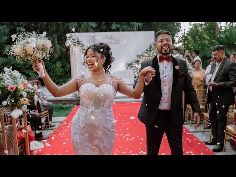 Our cute & crazy wedding video❤️ #steffysunny #adharshnair