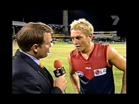 Shane Woewodin - Melbourne - Post Match Interview - 2000 Round 5 v Fremantle - WACA - AFL