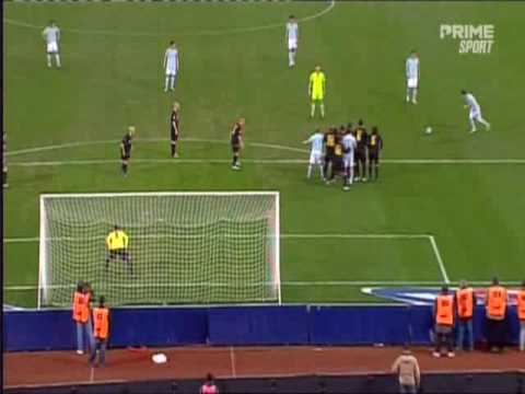 Calcio 2009 : J26 : Lazio Rome - Bologne : 2-0