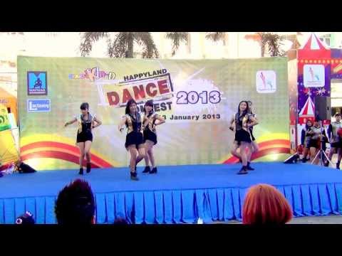 130112 RoseZalen cover KARA @Happyland Dance Contest 2013(Audition)