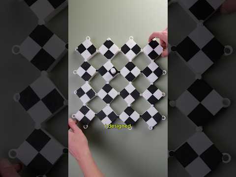 Could You Win Playing on This Auxetic Chess Board?