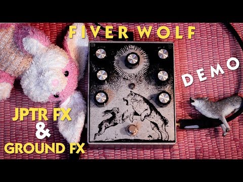 Fiver Wolf by Ground FX & JPTR FX - Overdrive Fuzz Blender Pedal | Demo