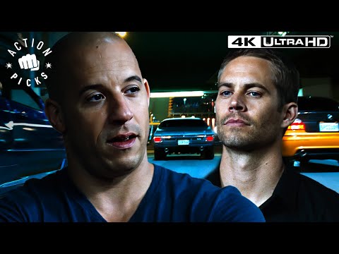 Dom And Brian's Insane Street Race (Full Scene) | Fast & Furious 4k HDR