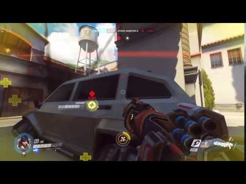 How to deal with a reinhardt-shielded bastion as pharah