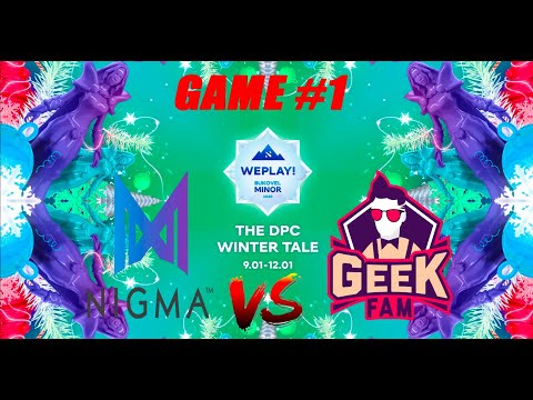 NIGMA vs GEEKFAM | Miracle | Lower Bracket | Final | Bo3 WePlay | Bukovel Minor 2020 | Game #1