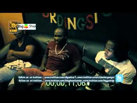 Beenie Man In Big Ship Studio Recording Come ova For Producer Di Genius - AHITDIS.flv