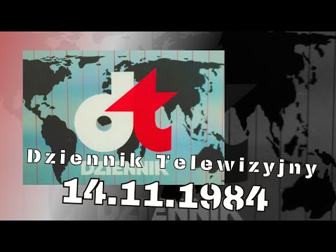 Archiwalny Dziennik Telewizyjny z 14 listopada 1984 roku - w realiach PRL-u #wiadomości