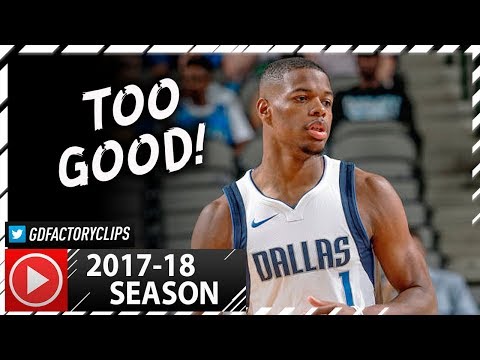 Dennis Smith Jr. Full PS Highlights vs Magic (2017.10.09) - 16 Pts, 7 Ast, CRAZY DUNK!