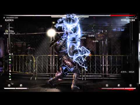 Thunder God Raiden 43% 1 Bar Combo!