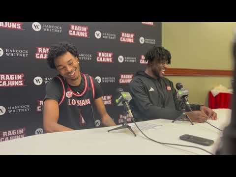 Joe Charles and Hosana Kitenge postgame after WIN over South Alabama 02/03/24 #collegebasketball