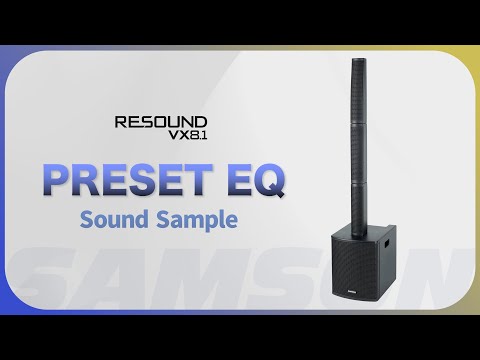 SAMSON/VX8.1 プリセットEQ紹介