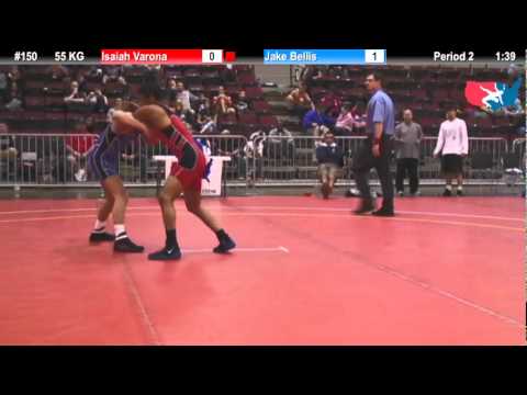 FILAJRGR: 55 KG: Isaiah Varona (305 Wrestling) vs. Jake Bellis (Iguana Greco)