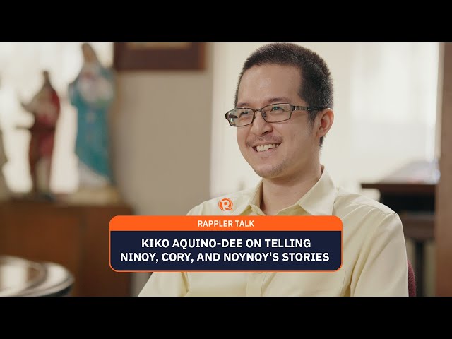 Rappler Talk: Kiko Aquino Dee on telling Ninoy, Cory, and Noy’s stories 