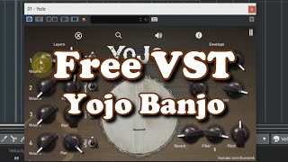 Video thumbnail for Free VST - Yojo - realistic banjo instrument by HRS Courses