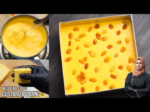 Creamy Custard Pudding | Quick & Easy Muslim Wedding Dessert
