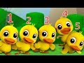 5 Little Ducks Nursery Rhymes ABC 123 Baby Kids Songs Sing Along
