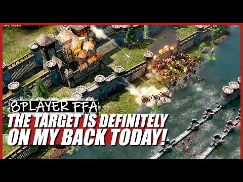 [AOE3] I Played Random Civ In This 8 Player FFA!