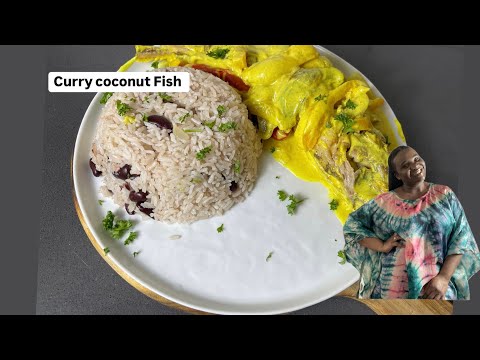 COCONUT CURRY FISH  WITH COCONUT RICE & PEAS | Romantic Dinner At Home | Lovystouch