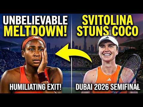 REVENGE FOR ALEX EALA! 🇵🇭 Svitolina HUMILIATES Coco Gauff in Dubai.