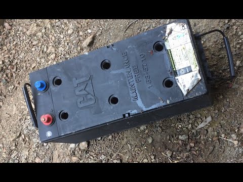 Getting Lead from Car Batteries. Smelting, extracting and the problems.