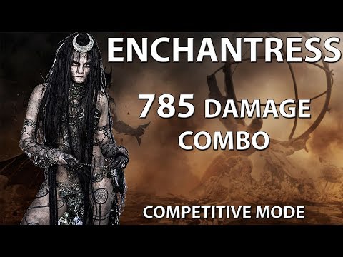 Injustice 2: Enchantress 785 damage combo. Competitive mode!