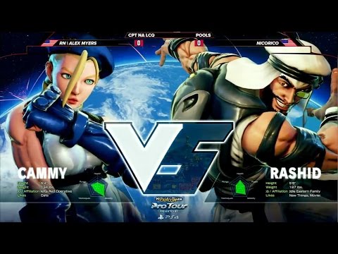 SFV: RN|Alex Myers vs Nicorico - NA Last Chance Qualifier - Red Bull Battle Grounds Pools - CPT2016