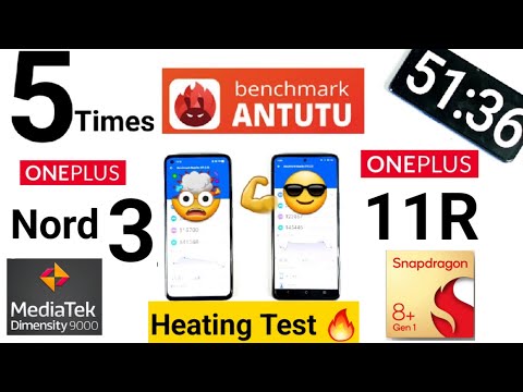 Oneplus Nord 3 vs Oneplus 11r Antutu 5 Times Extreme Stress Test 🔥🔥🔥