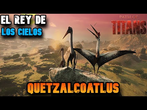 QUETZACOALUS 😨THE BIGGEST AND MOST DANGEROUS FLYING DINOSAUR IN PATH OF TITANS ☠️EVERYONE FALLS A...