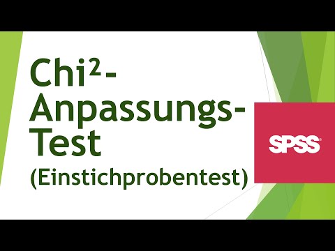 Chi-Quadrat-Anpassungstest (Einstichprobentest) in SPSS - Daten analysieren in SPSS (127)