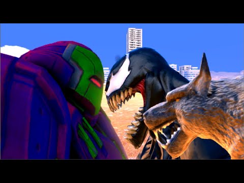 Colossus & Werewolf vs Venom - EPIC Fight