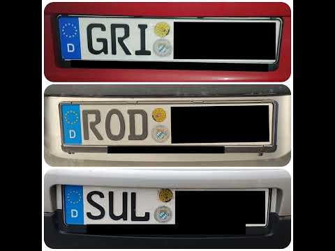 Kfz-Kennzeichen: GRI (BY), ROD (BY) & SUL (BY) [S24/EP02]