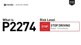dtc p2274 interpretation