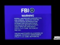 Columbia TriStar Home Entertainment FBI Warning Warning Attention Hi Fi Stereo 2005 Glitched