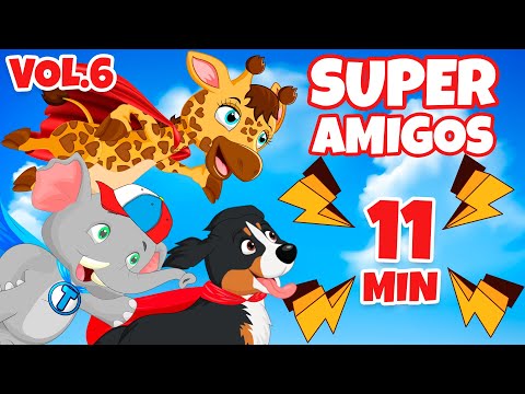 Super Amigos da Giramille Vol. 6 - Giramille 11 min | Desenho Animado Musical