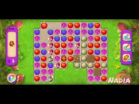 Gardenscapes Level 8136🥀. No Boosters used