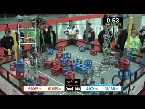 2015 VRC Sci Q148 - 6906B 6165S vs 400X 3818B - 53 to 90 - VEX Worlds 2015 - Science Division