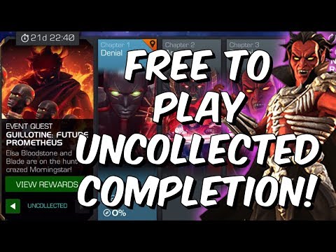Free To Play Guillotine: Future Prometheus Uncollected Completion! - Marvel Contest of Champions