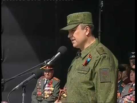 Victory Parade in Luhansk 9 May 2018 Lugansk Anthem